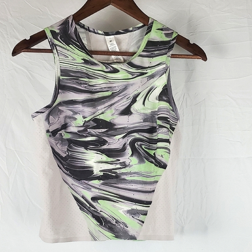 Lululemon Swift Ventilated Running Tank In Paint Multi